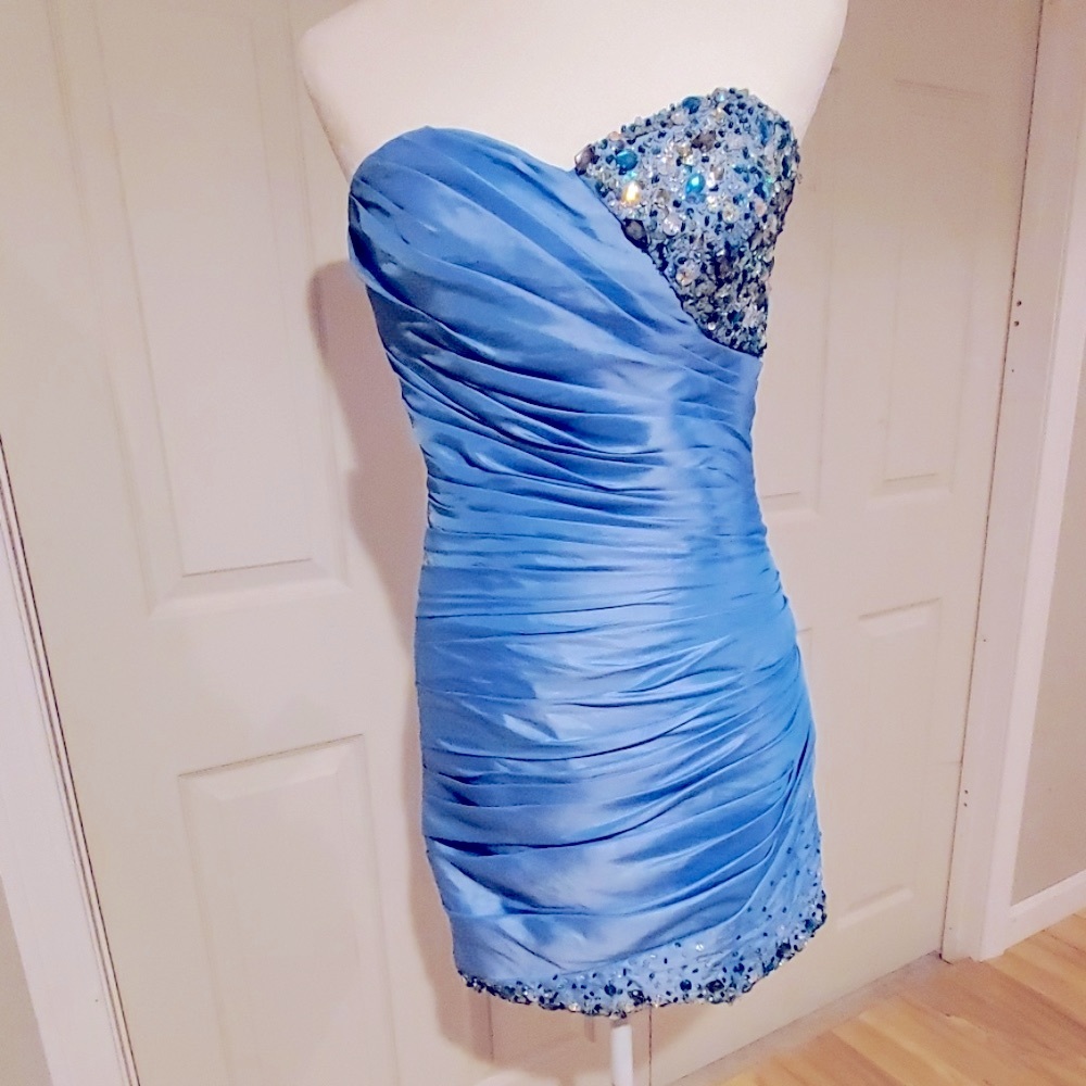 Rhinestone cocktail dress